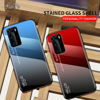 XUANYAO sjedalo za telefon Huawei Honor 30 Pro 30S Case Glass Hard Coque For Huawei Honor 30 Lite 30i Case Cover silikon mekani rub