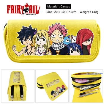 Fairy Tail Anime Cosmetics Bag Zipper School Olovka Case Storage Pen Bag Large-capacity celina unisex nove darove