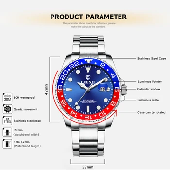 Relojes Hombre 2021 novi satovi muški luksuzni kvarcni sat CHENXI muški ručni sat Top Brand Luxury Full Steel Waterproof Clock