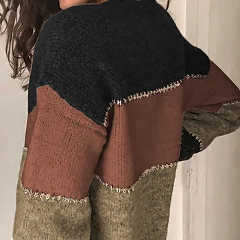 Žene kardigan džemper dame jednobojnu V-izrez džemper pletene ženske gumb dugi rukav veste za žene Majice 2020