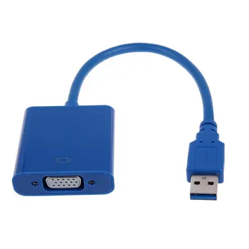 Super Speed USB 3.0 to VGA Video Graphic Card Display vanjski kabel adapter za Windows 7 WIN8