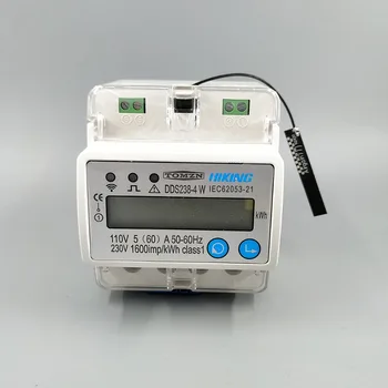 5(60)A 110V 230V 50HZ 60HZ Single phase Din rail WIFI smart energy meter over and under napon current protection RS485