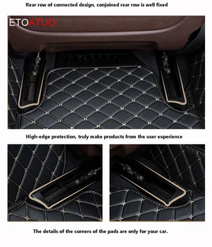 ETOATUO Custom Car floor mat za Ford all model focus explorer mondeo, fiesta ecosport Everest s-max Mustang edge Tourneo kuga