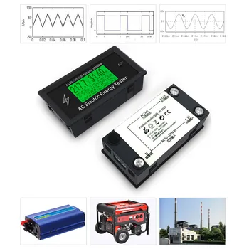 AC 50-320V Digitalni mjerač napona indikator jačine energije voltmetar ampermetar struje amper volt vat-sat metar tester detektor za aplikacije
