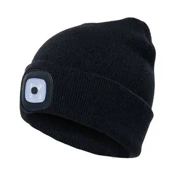 6 LED Light Hat USB Punjiva Hands Free svjetiljku šešir kape toplo вязаная zimski ribolov u šeširu za penjanje LED Outdoor I9C5