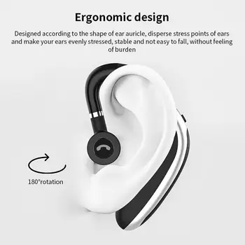 K20 single ear earhook bluexun solution 5.0 bluetooth slušalica poslovni auto sport fone de ouvido bluetooth slušalice