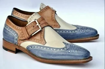 Muški umjetna koža cipele niska peta Casual cipele i haljina i cipele gruba cipela cipele proljeće čizme stare klasične muške svakodnevne AB615