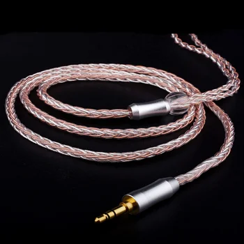 ZSFS 8 jezgri OCC посеребренный kabel za slušalice MMCX za Shure se215 se315 se425 se535 Se846 ue900 W40 W80 ES20 ES30 slušalice