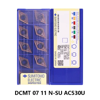 Original DCMT DCMT070202 DCMT070204 DCMT11T302 DCMT11T304 DCMT11T308 N-SU AC530U карбидные umetanje okretanje rezač alati za tokarenje