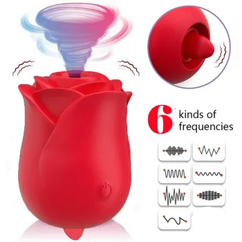 Punjiva Silikonska pink klitoris usisni vibrator seks-igračke za žene sisati pumpa žene odojak lizati jezikom stimulator klitorisa