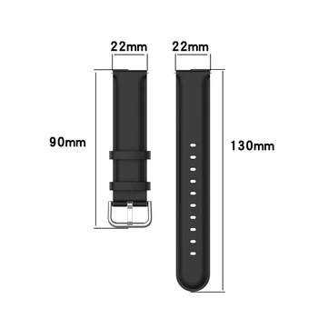 Kožni remen za sat remen za Samsung Galaxy Gear S3 za Huawei Watch GT 2e Smart Watch za Huami Amazfit Pace / Stratos / GTR 47 mm
