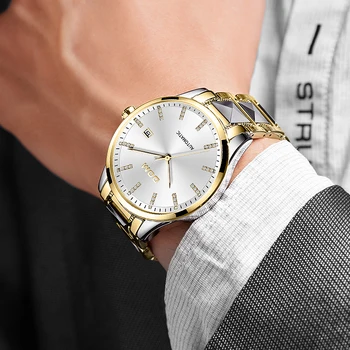 DOM Men Automatic Mechanical Watch Gold Color Vintage Watch Muške 30M Waterproof Watch Top Brand Luxury Men Clock M-1278DG-7M