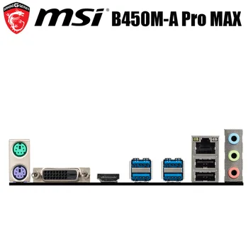 Gnijezdo AM4 MSI B450M-A Pro MAX matična ploča AMD Ryzen DDR4 32GB AMD Ryzen Gen3 (R5/R7/R9) Desktop MSI B450 Mainboard AM4 AMD B450