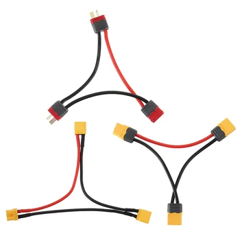 XT60 XT30 Deans T Plug Series ožičenje priključni kabel akumulatora dvostruki produžetak Y razdjelnik Silikon žica