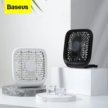 Baseus Usb Mini-Ventilatori Prijenosni Električni Ventilator Za Stražnja Sjedala U Auto Klima 3-Speed Hold Za Small Office Desktop Gadgeta Desk