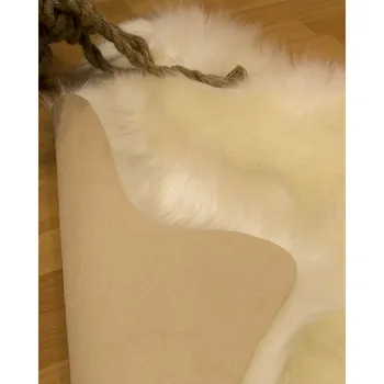 Prirodna kožuh tepih prirodna vuna tepih bijela soba tepisi i prostirke овечья koža stolica ležaj je kauč na debele vunene deke za dijete