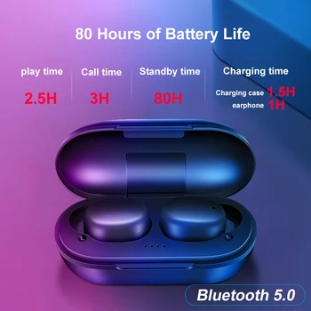 Bluetooth slušalice TWS slušalice su Bežične slušalice Bloototh slušalice 5.0 Blutooth шумоподавляющие slušalice za mobilni IPhone