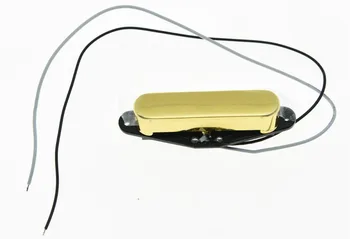 Zlato jednostruka zavojnica Tele vrat kurva električnu gitaru pick-up za Telecaster