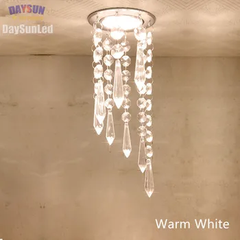Novi crystal led stropna svjetiljka prolaz prolaz svjetla restoran spavaća soba rasvjeta