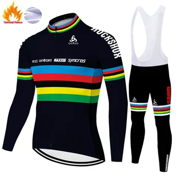 2020 ciclismo invierno hombre Scottes CYCLING TEAM JERSEY 12D bike pants set Ropa Ciclismo MUŠKE Zimske thermal fleece pro jersey