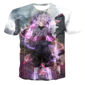 2020 novi Goku Naruto 3d dječaci djevojčice moda crtani anime t-shirt kratki rukav O izrez prozračne ljetne cool majice