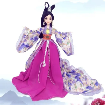 Minijaturni Cosplay Tradicionalni Kineski Drevni Odijelo Za Uljepšavanje Odjeću Za Barbie Lutke Večernja Haljina Večernja Haljina Lutka Pribor