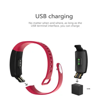 LUOKA F64 Smart Bracelet fitness tracker narukvica krvni tlak monitor srčane s шагомером narukvica za Android i IOS