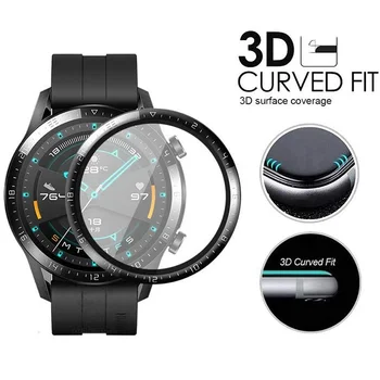 100pc 3D zakrivljena mekani zaslon zaštitnik za Huawei Watch GT 2 46mm potpuna pokrivenost zaštitna folija Watch GT2 42 mm (bez kaljenog stakla)