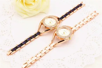 Novi modni satovi ženski luksuzni brand Narukvica od nehrđajućeg čelika sat dame kvarc haljina sat reloj mujer sat