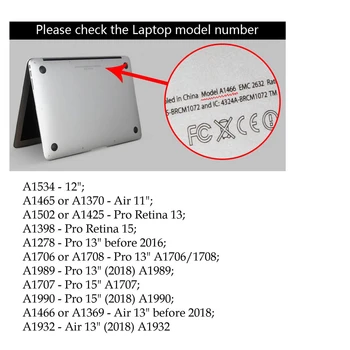 Torba za Macbook Pro 13 A1278 ostavlja poklopac laptop Mac book 13,3 inča A1708 A1502 torba za Macbook Air Pro Retina 11 12 13 15