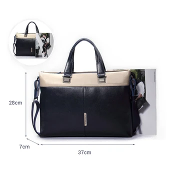 Bizon traper moda muška torba luksuzni brand bag torbe remen od prave kože poslovne muškarci portfelj torba za laptop
