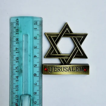 Izrael Svijećnjak Hladnjak Tjestenina Židovski Suvenir Jeruzalem Magnetne Naljepnice Božićne Dekoracije Magnet Za Hladnjak Suvenir