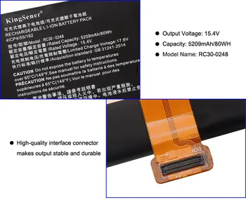 Kingsener 15.4 V 5209mAh 80Wh RC30-0248 baterija za laptop Razer Blade Stealth 15 RTX 2070 Max-Q LINGREN 15 (i7 8750) 4ICP4 / 55 / 162