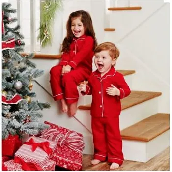 Pidžama za mlade Dječja odjeća ženska пижама postaviti toplo nesigurnim pidžama pidžama Božić dječaka pijamasas obitelji
