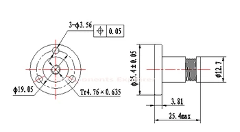 Matica anti -- negativne reakcije POM za vijak vodič Tr4.76*0.635
