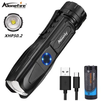 Alonefire H37 Brightest xhp50.2 High snažan punjiva led svjetiljka lanterna Taktički Light 26650 kamp lampa za lov