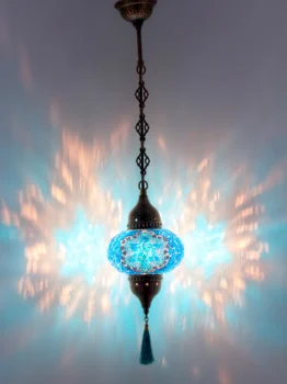 12 bojama turske mozaika viseći svijećnjak