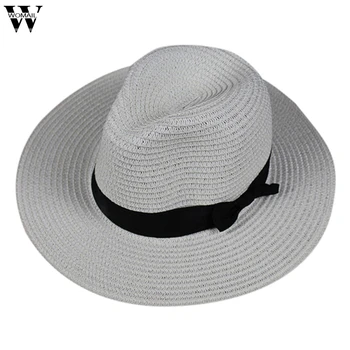 Womail Hat 1pc Cap susret vama.na womens muške Wide Brim Fedora Slama plaža šešir UV UPF 50 Muške Womans cap 20190825