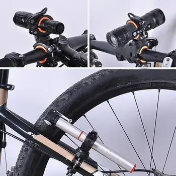 360 Stupnjeva Rotacije Podesivi Bicikl-Prednje Lampe Nosač Za Bljeskalicu Držač Za Volan Bicikla Brzo Puštanje Svjetla, Nosač Spona Spona