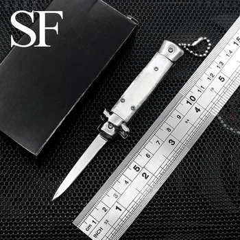 4,75 inčni mini otf mirror blade nož na sklapanje 7 boja smole ručka ključ prijenosni obrambeni nož vanjski edc