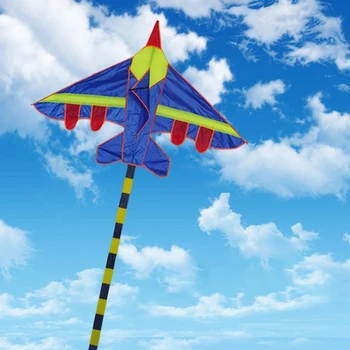 Novi avion oblik zmajevi vanjski zmajevi leteće igračke Kite za djecu djeca 95AE