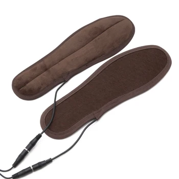 USB električni pogon medo krzno grijaći ulošci zimi grije noge cipele uložak