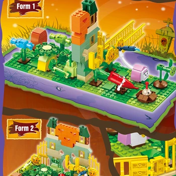 Creator Expert Technic PVZ Building Blocks Set Plants Vs Zombies oružje farma Labirint mini mutanti s figurice, igračke za djecu