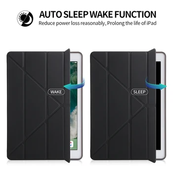 Za ipad Pro 10.5 Case, umjetna koža+Silikonska soft stražnji poklopac za ipad Air 3 Case Auto Sleep/Wake Up za Apple ipad Air 2019 Case