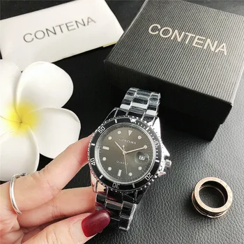 CONTENA Reloj Mujer Luxury Top Brand svakodnevne kvarcni satovi ženski satovi ženski muški ručni sat