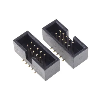 100 kom SMT Box Header 1.27 mm 2x5 P 10 Pin distichous izravni muški površina za montažu SMD PCB IDC konektor muški