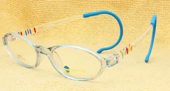 Novi materijal TR90 Memory Child naočale rimless u 46 16 veličina jednostavan i fleksibilan prozirne leće dječak djevojčica djeca nerd naočale za kratkovidnost