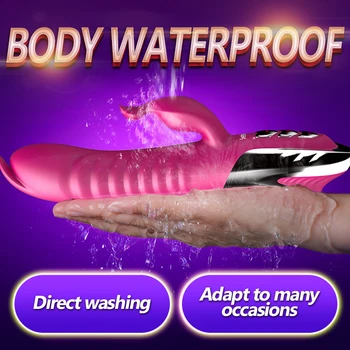OMYSKY G Spot automatski push Пульсатор dildo Rabbit vibrator stimulator klitorisa masažu vagine adult sex igračke za žene