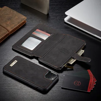 Luksuzni magnetski kožna torbica za IPhone X XS Max XR SE višenamjenski flip novčanik torbica kartica za Iphone 11 12 Pro Max 6 7 8 Plus