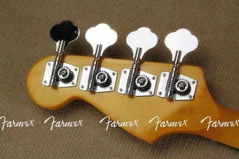Visoka kvaliteta / 3-цветный Sunburst 4 strings Electric bass / maple neck / električne bas gitare / prilagodljiv logotip je zaštitni znak.